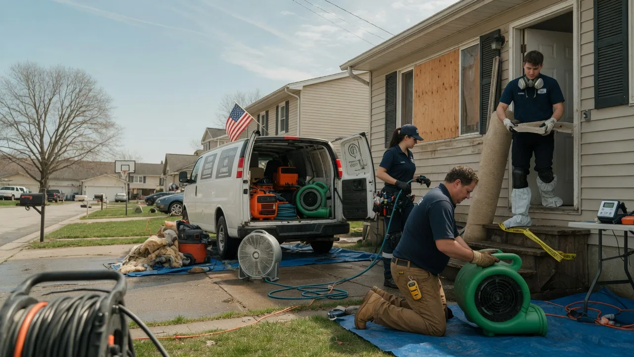 Water Damage Restoration in Columbus, IN near me